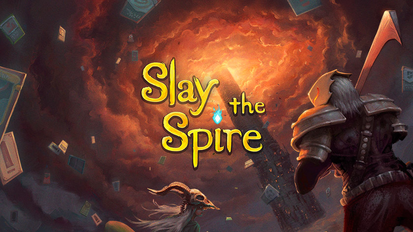 Video game banner for the game Slay the Spire